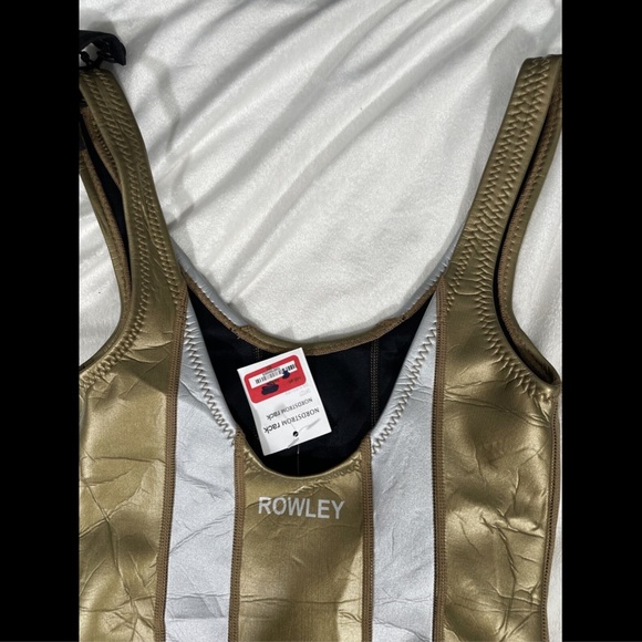 NWD Cynthia‎ Rowley Golden Stripe One Piece XS - Picture 8 of 12